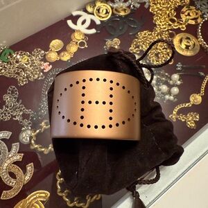 Hermes Paris Evelyn bangle gold tone Women's Accessories